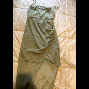 Turquoise sparkly dress